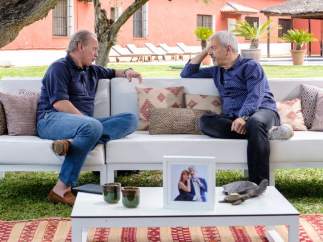 Carlos Sobera y Bertín Osborne, en 'Mi casa es la tuya'.