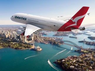Avión de Qantas