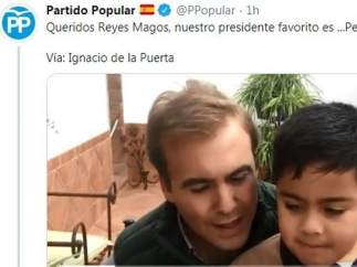 Tuit del PP