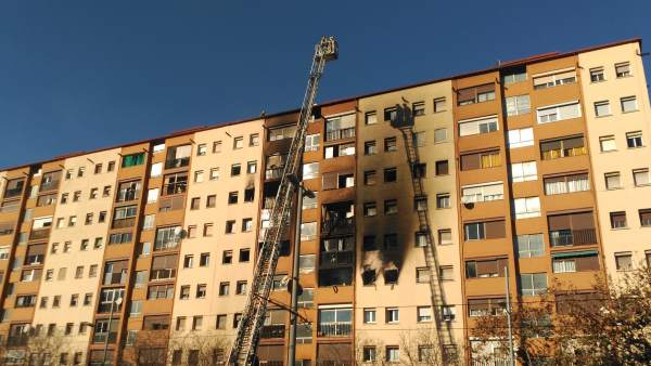 Incendio en Badalona Incendio en Badalona