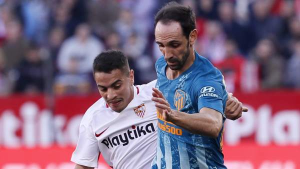 Ben Yedder y Juanfran Ben Yedder y Juanfran