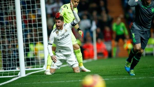 El capitán del Real Madrid, Sergio Ramos El capitán del Real Madrid, Sergio Ramos
