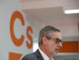 José Manuel Villegas, en rueda de prensa en Sevilla.