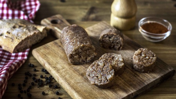 Morcilla vegana Morcilla vegana