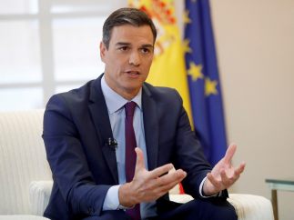 Pedro Sánchez en la Moncloa