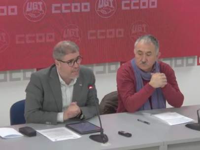 Unai Sordo y Pepe Álvarez