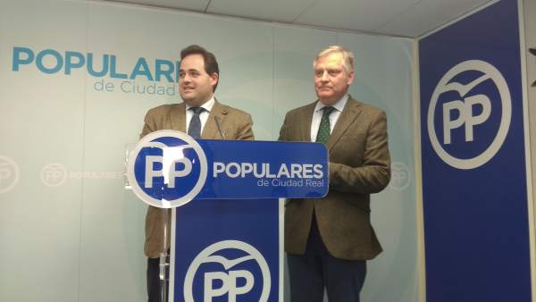 Paco Núñez y Francisco Cañizares, PP en Ciudad Real Paco Núñez y Francisco Cañizares, PP en Ciudad Real