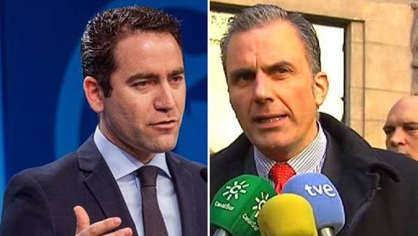 Teodoro García Egea y Javier Ortega Smith Teodoro García Egea y Javier Ortega Smith
