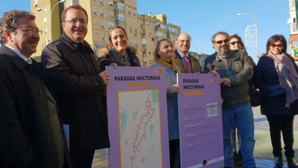 Las paradas antiacoso en Sevilla Las paradas antiacoso en Sevilla