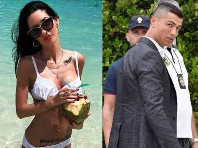 Jasmine Lennard y Cristiano Ronaldo