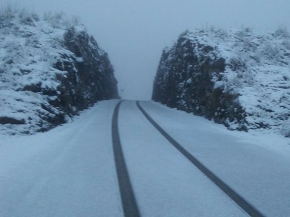 Nieve, Serra de Tramuntana, tiempo