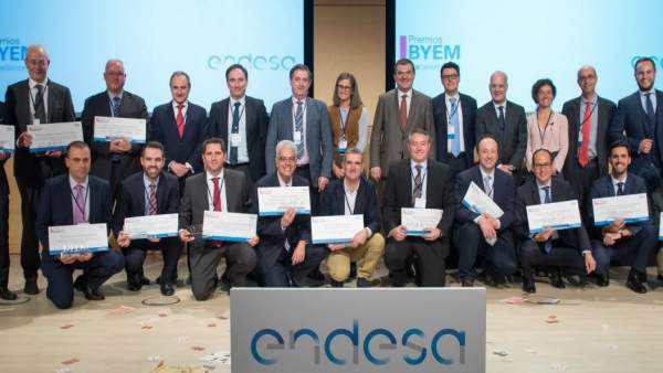 Empleados de Endesa de Baleares, galardonados con los Premios BYEM de mejora Empleados de Endesa de Baleares, galardonados con los Premios BYEM de mejora