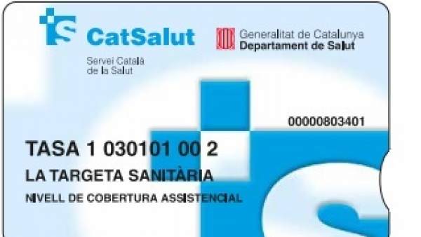 Tarjeta sanitaria CatSalut. Tarjeta sanitaria CatSalut.