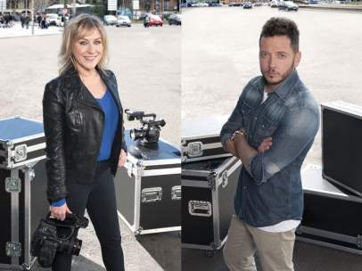 Los reporteros Mireia Llinares y Boro Barber, en 'En el punto de mira'.
