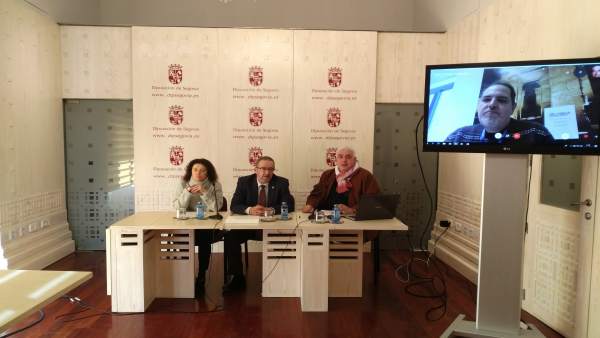 Presentación del evento en el Salón del Trono de la Diputación de Segovia. 10-1 Presentación del evento en el Salón del Trono de la Diputación de Segovia. 10-1