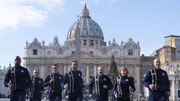 Varios corredores del 'Athletica Vaticana' Varios corredores del 'Athletica Vaticana'