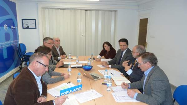 Reunión en Teruel sobre despoblación. Reunión en Teruel sobre despoblación.