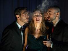 La compañía La Trapecista Autómata interpreta una escena de la obra