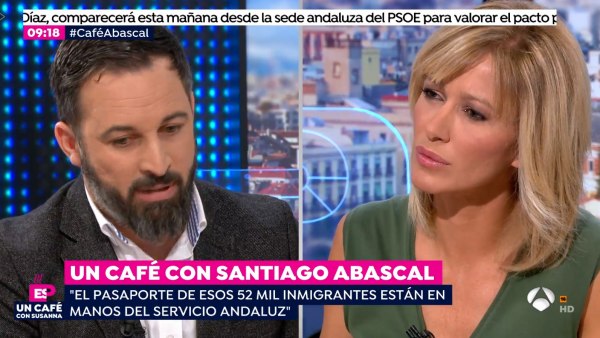 Santiago Abascal en Espejo Público Santiago Abascal en Espejo Público