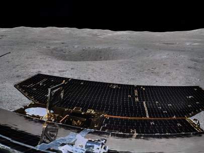 Panorámica de la cara oculta de la Luna