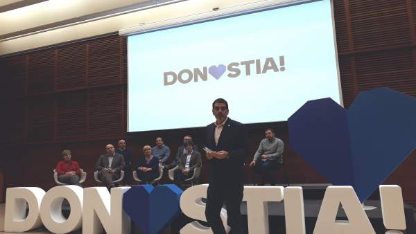 Presentación de la candidatura de Eneko Goia. Presentación de la candidatura de Eneko Goia.