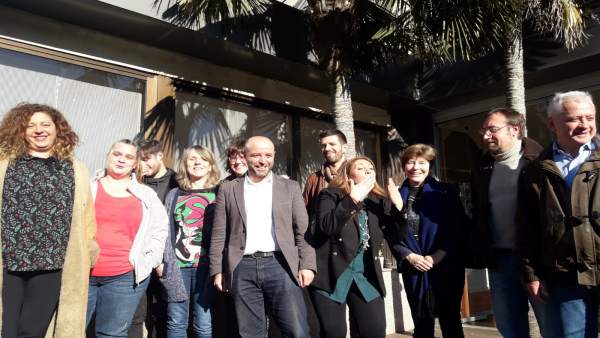 Foto de los integrantes de la coordinadora de En Marea Foto de los integrantes de la coordinadora de En Marea