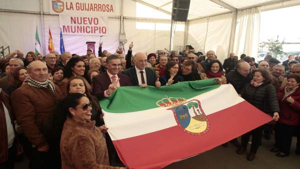 Antonio Ruiz en el acto de constitución de La Guijarrosa como nuevo municipio Antonio Ruiz en el acto de constitución de La Guijarrosa como nuevo municipio