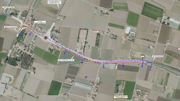 Proyecto de la Diputación de València de reforma de la CV-311 Proyecto de la Diputación de València de reforma de la CV-311