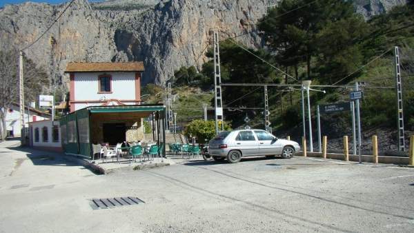 Estacion de El Chorro en Álora (Málaga) Estacion de El Chorro en Álora (Málaga)
