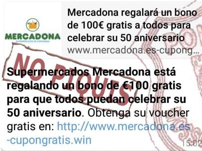 Phishing de Mercadona