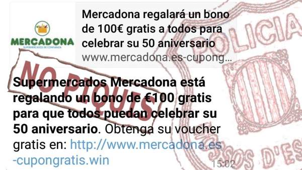 Phishing de Mercadona Phishing de Mercadona