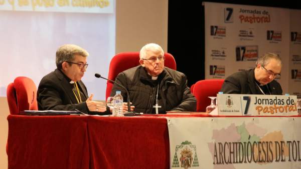 El arzobispo de Toledo, Braulio Rodriguez, y monseñor Luis J. Argüello El arzobispo de Toledo, Braulio Rodriguez, y monseñor Luis J. Argüello