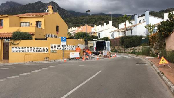 Obras, calles, Marbella Obras, calles, Marbella
