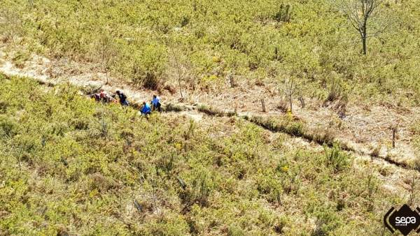 Rescate de montaña en Cangas de Onís. Rescate de montaña en Cangas de Onís.