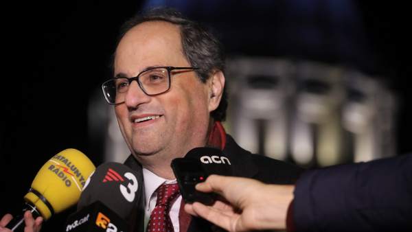 El presidente de la Generalitat, Quim Torra El presidente de la Generalitat, Quim Torra