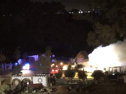 Incendio en una finca de Morante de la Puebla