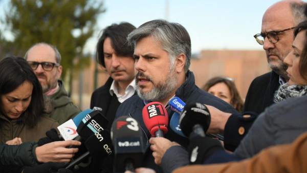 El portavoz de JxCAT, Albert Batet. El portavoz de JxCAT, Albert Batet.
