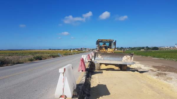 Obras en la A-2078 entre Chipiona y El Puerto Obras en la A-2078 entre Chipiona y El Puerto