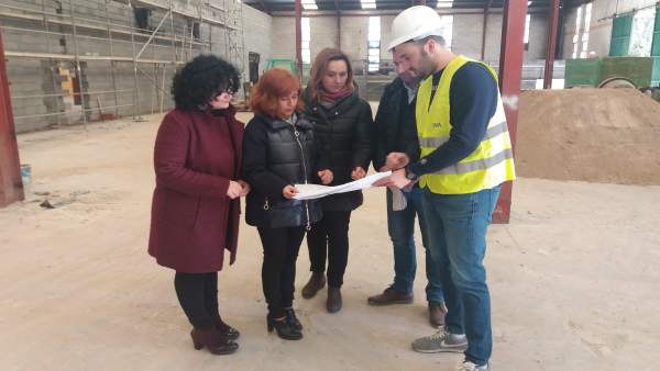 Visita a las obras del CADE de Úbeda Visita a las obras del CADE de Úbeda