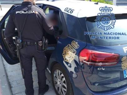 Un coche patrulla de la Policía Nacional