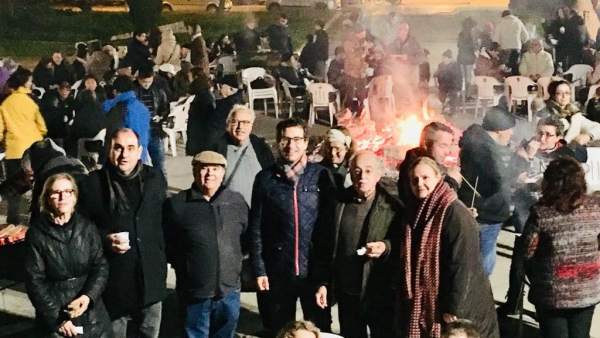 Tradicional fogueró de los 'populares' en Marratxí Tradicional fogueró de los 'populares' en Marratxí