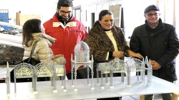 Visita al proyecto de la Catedral Efímera de Almonte Visita al proyecto de la Catedral Efímera de Almonte