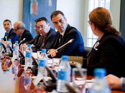 Sánchez se ha reunido este martes en Moncloa con empresarios e inversores.