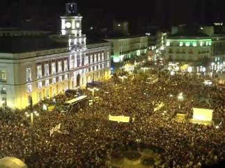La Puerta de Sol, repleta de mujeres en su protesta contra VOX