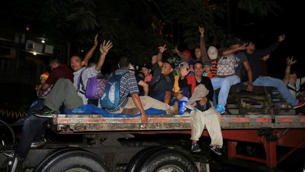 La caravana de migrantes hondureños a EE UU La caravana de migrantes hondureños a EE UU