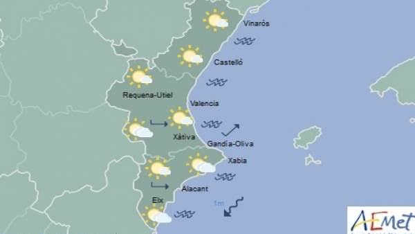 El cel segueix poc nuvolós amb temperatures sense canvis aquest dimecres a la Comunitat Valenciana El cel segueix poc nuvolós amb temperatures sense canvis aquest dimecres a la Comunitat Valenciana