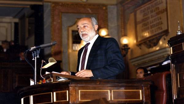 El histórico dirigente del PSOE Eduardo Martín Toval El histórico dirigente del PSOE Eduardo Martín Toval