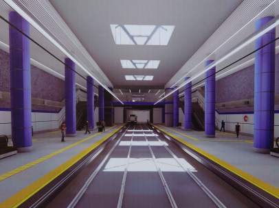 Futura estación de Amado Granell de la línea 10 de Metrovalencia