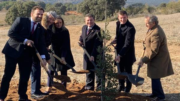 Acto de primera piedra de Puy du Fou Acto de primera piedra de Puy du Fou