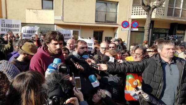 Los alcaldes de Verges y Celrà (Girona), Ignasi Sabater y Dani Cornellà (CUP) Los alcaldes de Verges y Celrà (Girona), Ignasi Sabater y Dani Cornellà (CUP)